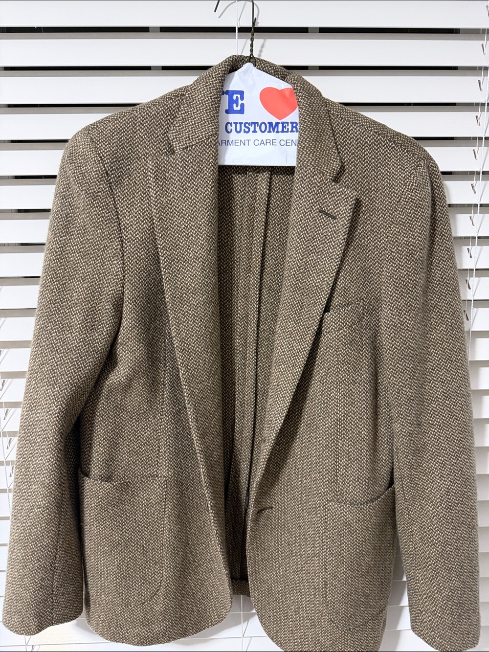 Todd Snyder Tweed Tan/Brown Herringbone Sport Coat. Men’s 38R